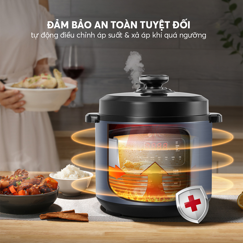 Nồi áp suất điện tử Elmich PCE-8571 6 Pce 8571 Profile 07