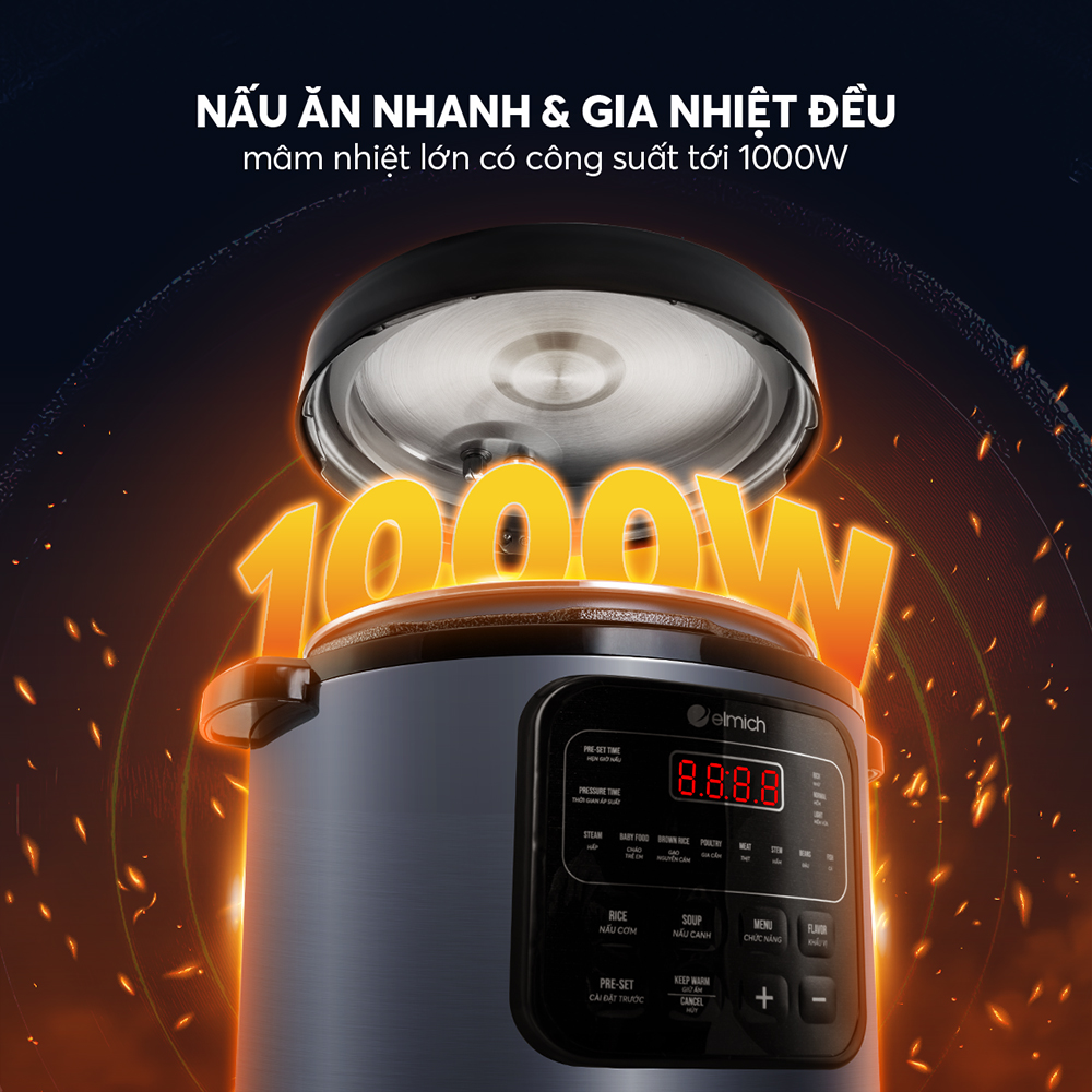 Nồi áp suất điện tử Elmich PCE-8571 3 Pce 8571 Profile 11