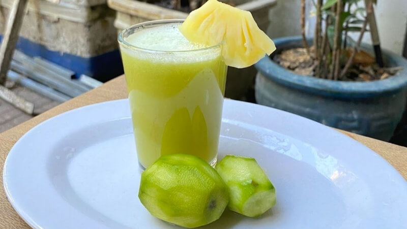 Cóc cũng là một lựa chọn không tồi để kết hợp với dứa Cóc cũng là một lựa chọn không tồi để kết hợp với dứa