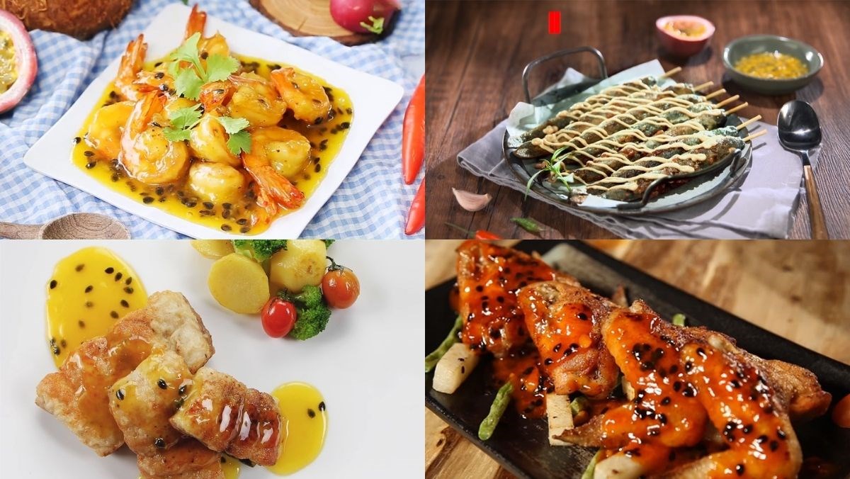 Cách làm sốt chanh leo bằng máy xay sinh tố