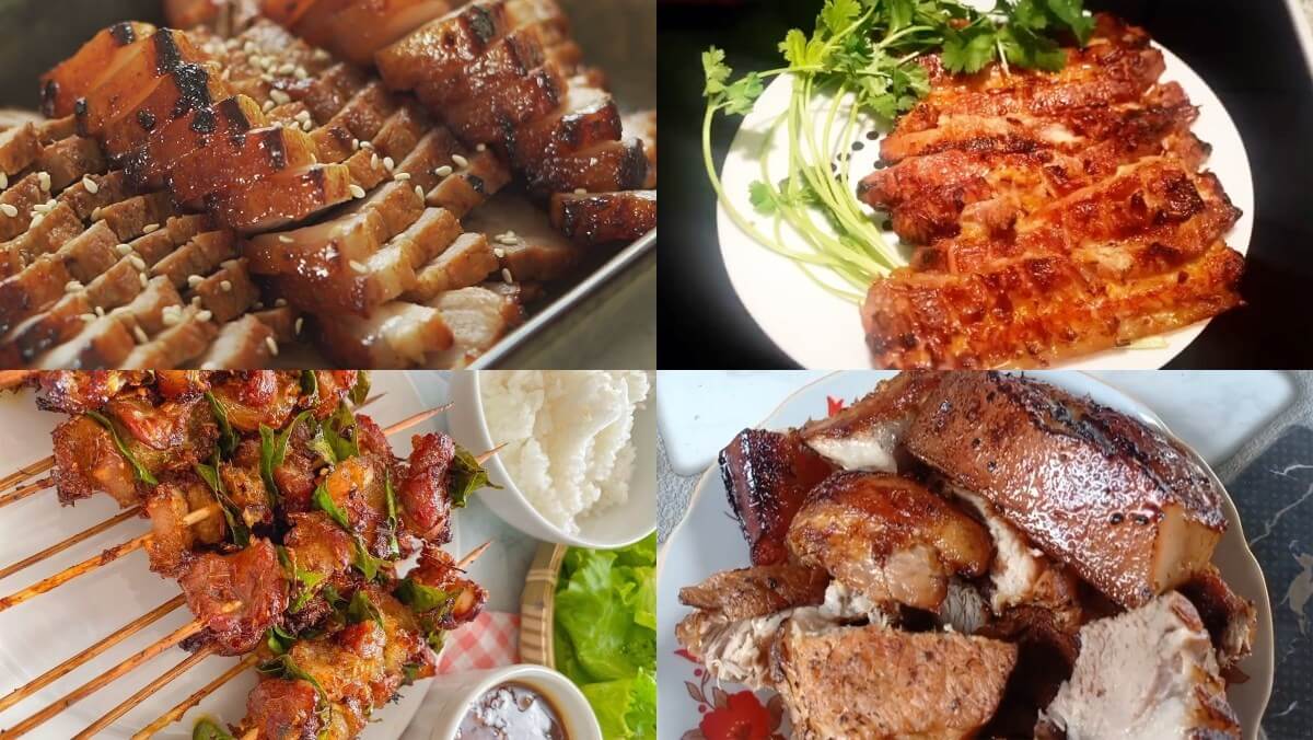 5 Cách nướng thịt bằng nồi chiên không dầu