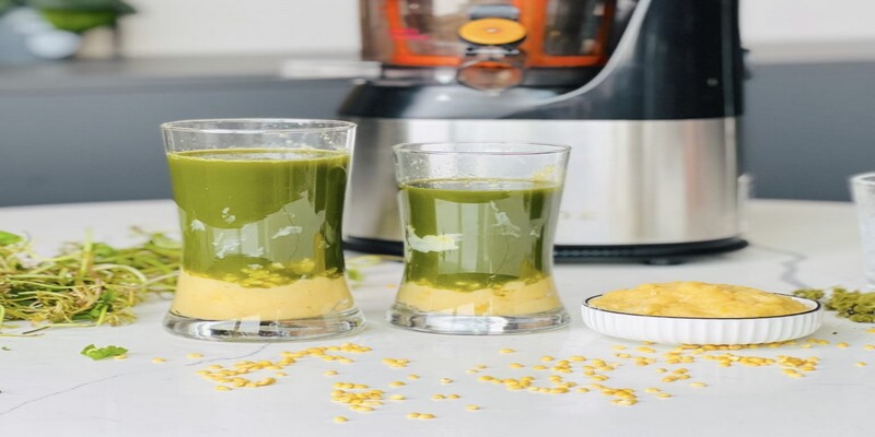 Nước Rau má đậu xanh có hương vị béo bùi đặc trưng