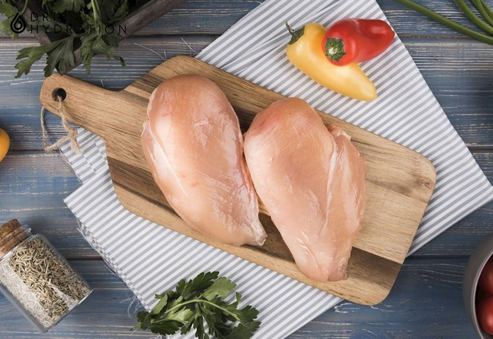 Tăng cơ, giảm cân, đốt mỡ với sinh tố ức gà