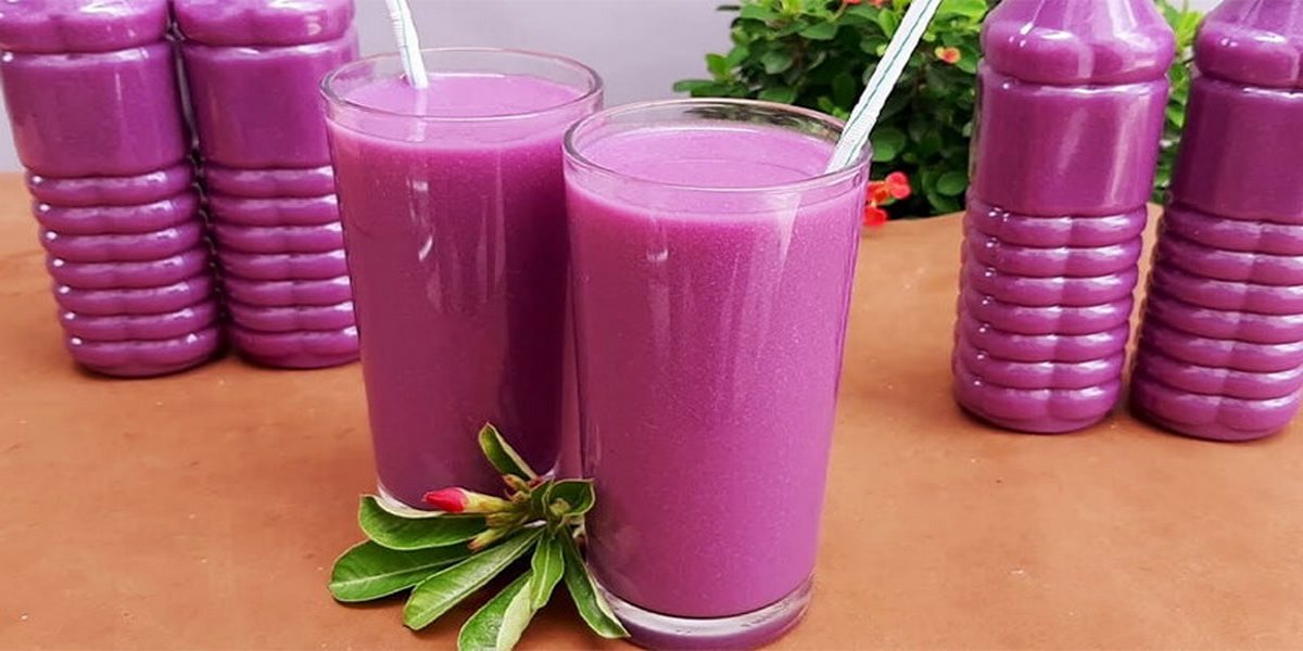 Top 3 công thức làm sữa hạt khoai lang tím sánh mịn, ngon