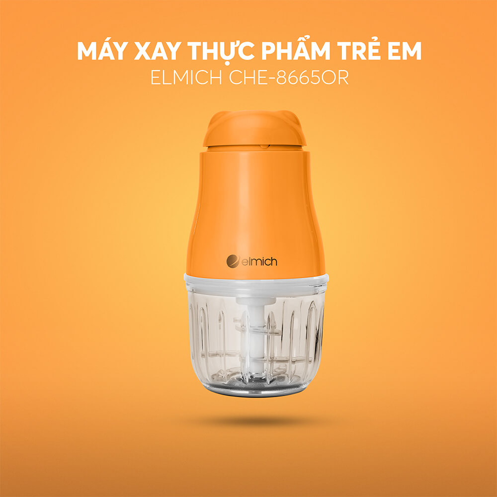 Máy xay thực phẩm cho bé Elmich CHE-8665OR 1 Che 8665or Profile 01