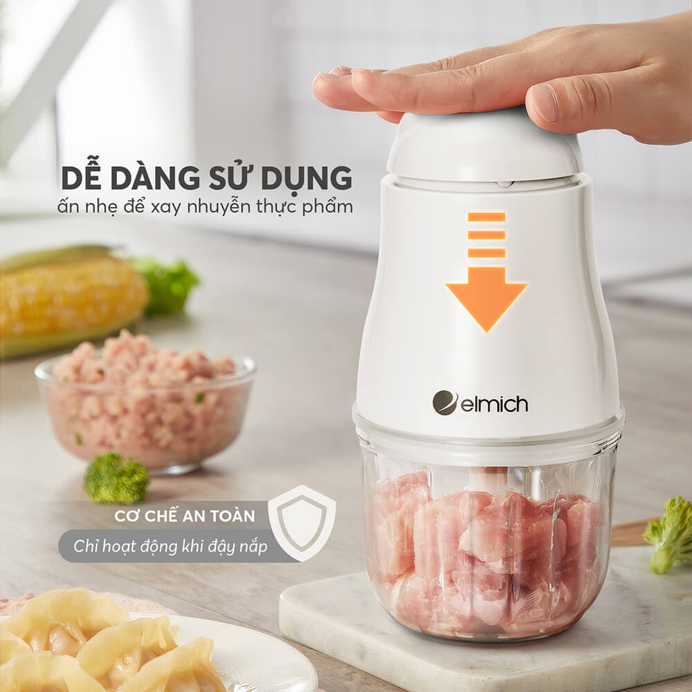 Máy xay thực phẩm cho bé Elmich CHE-8665OR 5 Che 8665or Profile 05
