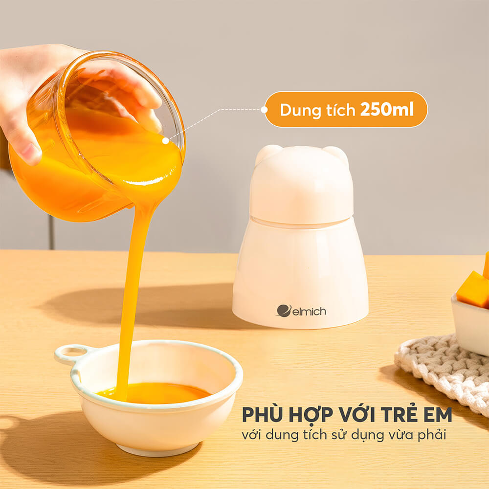 Máy xay thực phẩm cho bé Elmich CHE-8665OR 6 Che 8665or Profile 06