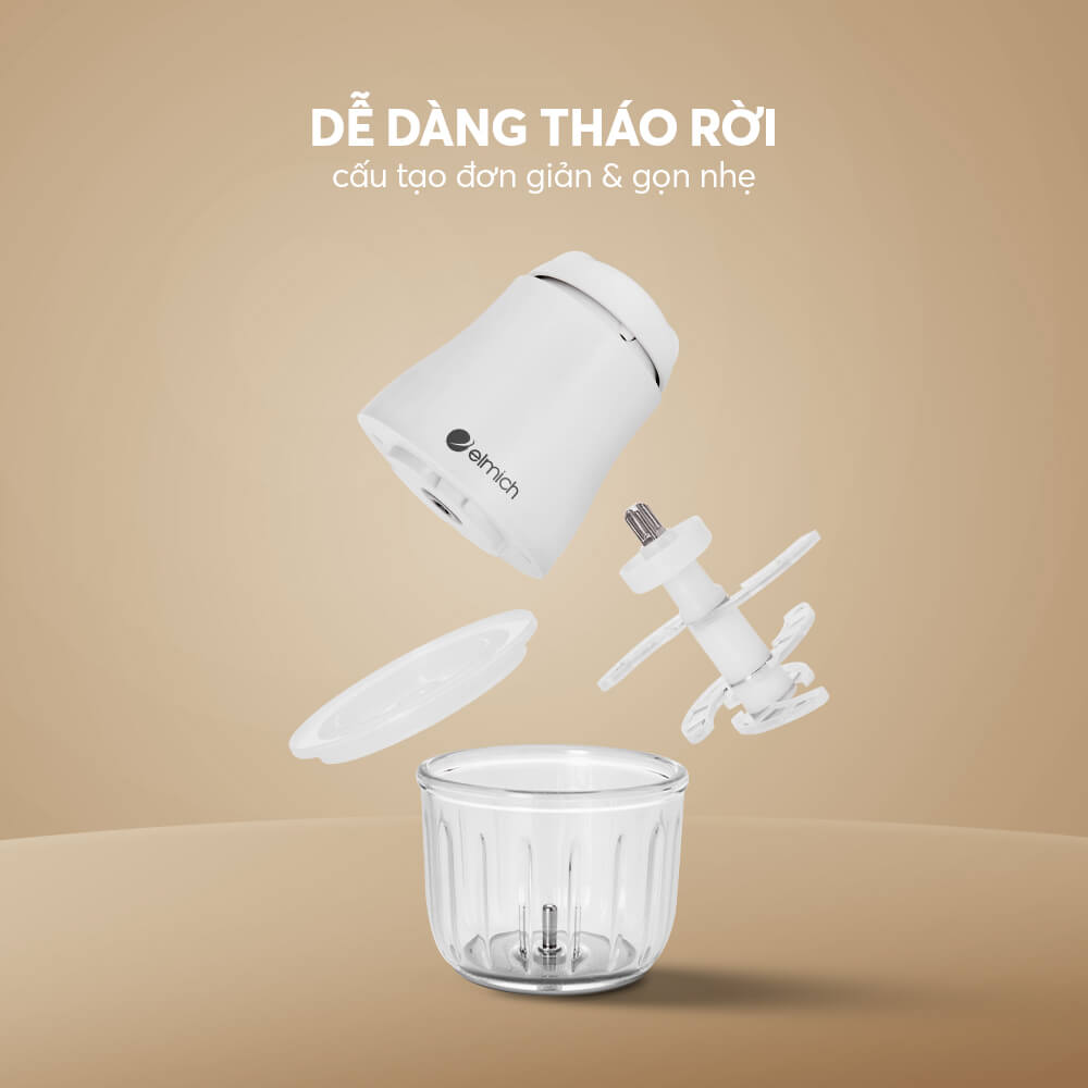 Máy xay thực phẩm cho bé Elmich CHE-8665OR 11 Che 8665or Profile 11
