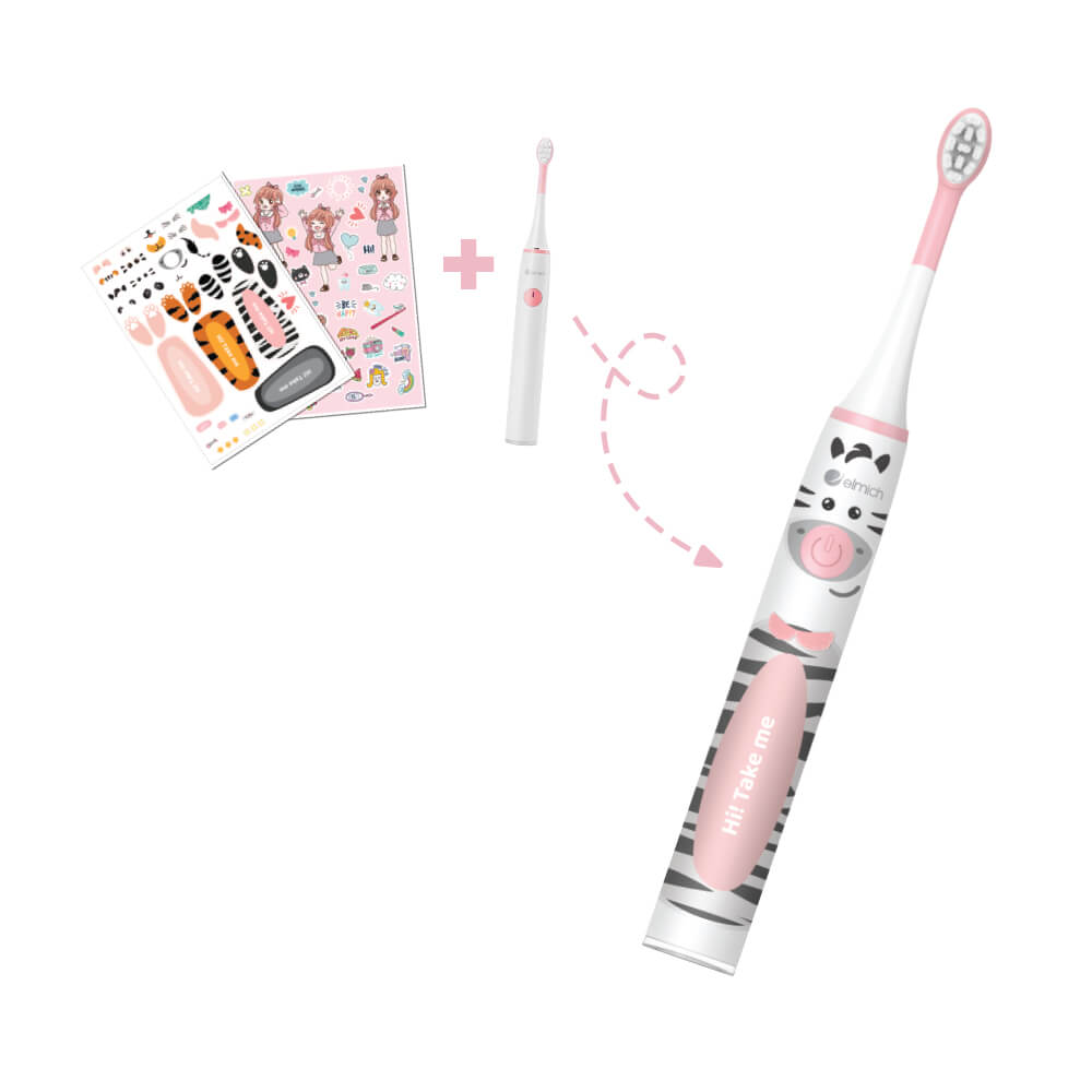 Bàn chải đánh răng điện trẻ em ELMICH BABYCARE TBE-8459PK