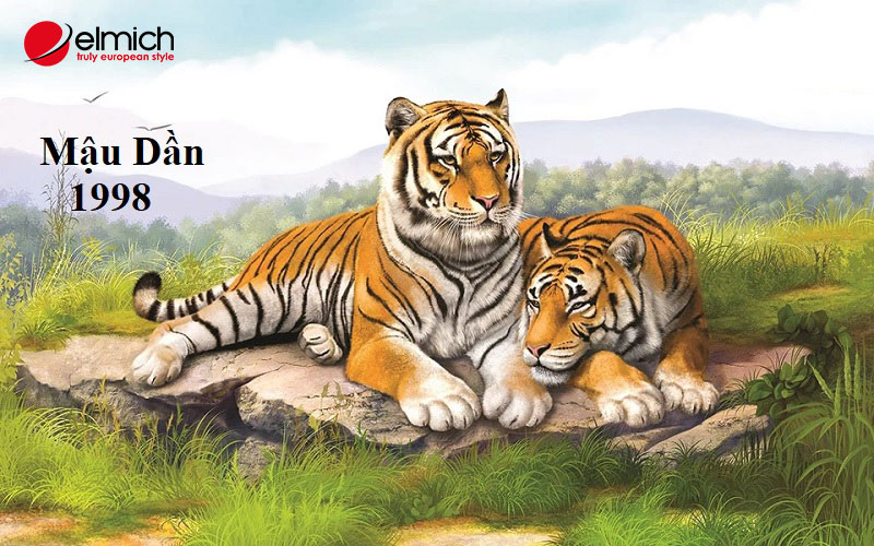 Hình 1: Người sinh năm 1998 thuộc mệnh Thổ, cầm tinh con Hổ Hình 1: Người sinh năm 1998 thuộc mệnh Thổ, cầm tinh con Hổ
