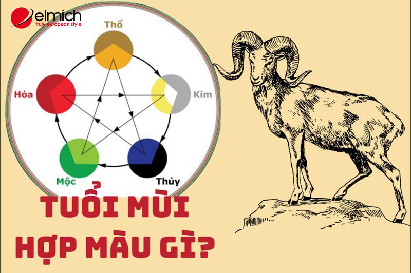 Hình 3: Tuổi Mùi hợp màu gì? Hình 3: Tuổi Mùi hợp màu gì?