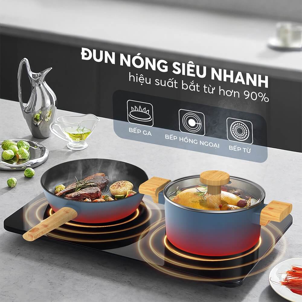 Chảo chống dính vân gỗ Elmich Nature EL-5947MG 9 Z5531803832836 Aae060f2be748a406a45595494f74447