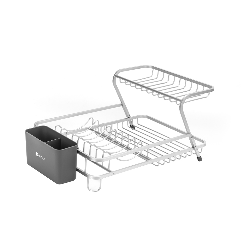 Kệ bát đĩa bằng nhôm 2 tầng Elmich EL0014