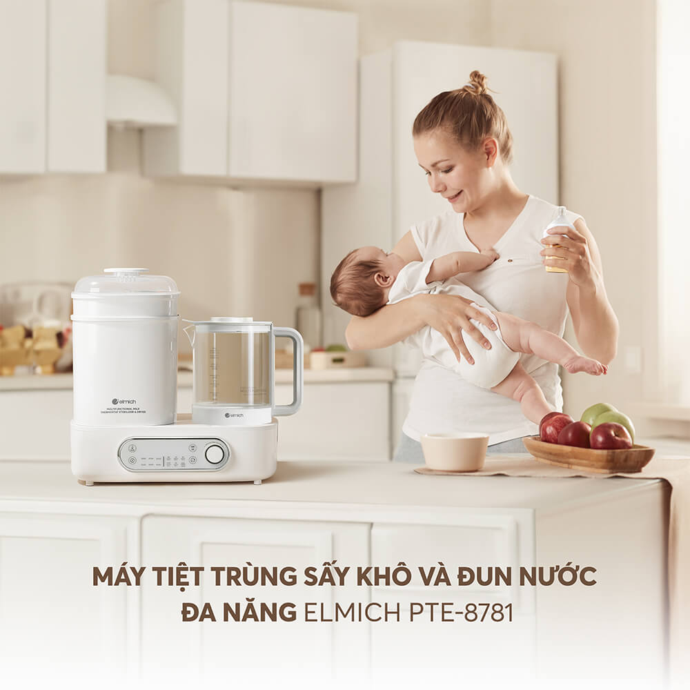 Máy tiệt trùng sấy khô và đun nước đa năng Elmich Babycare PTE-8781 11 Artboard 0