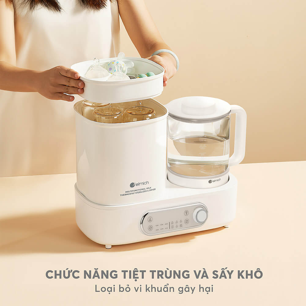 Máy tiệt trùng sấy khô và đun nước đa năng Elmich Babycare PTE-8781 2 Artboard 2