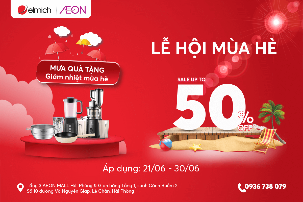[AEON MALL HẢI PHÒNG LÊ CHÂN] HÈ RỰC RỠ – SĂN SALE HẾT CỠ