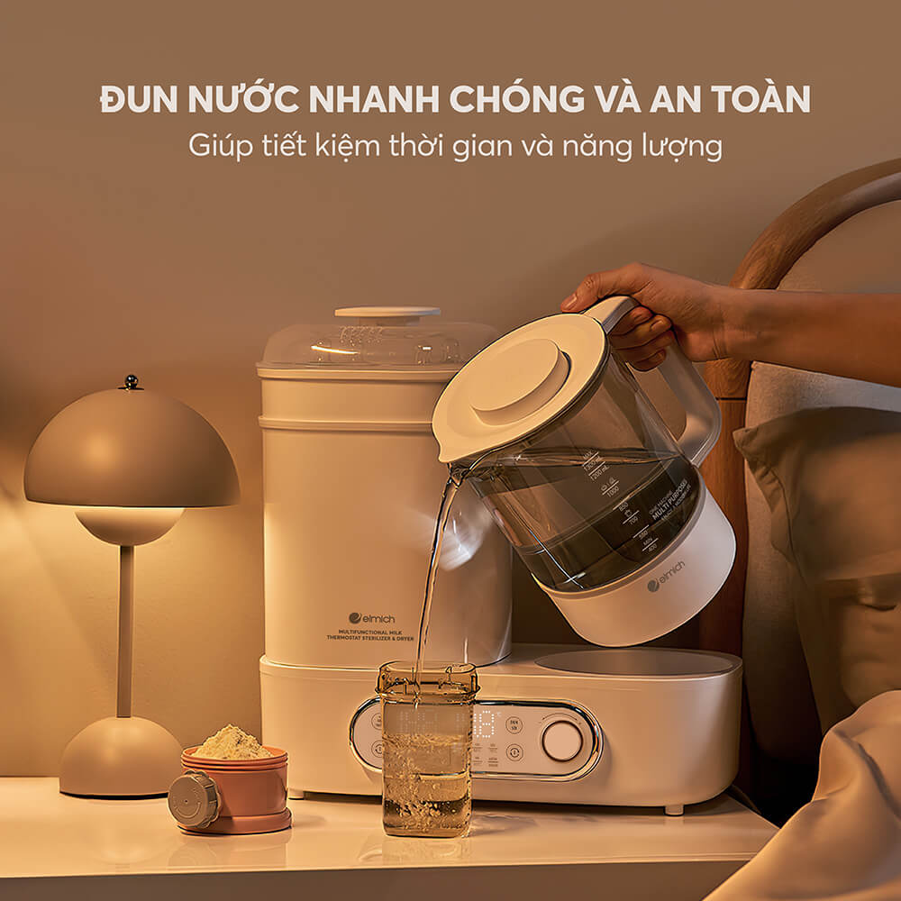 Máy tiệt trùng sấy khô và đun nước đa năng Elmich Babycare PTE-8781 3 Artboard 3