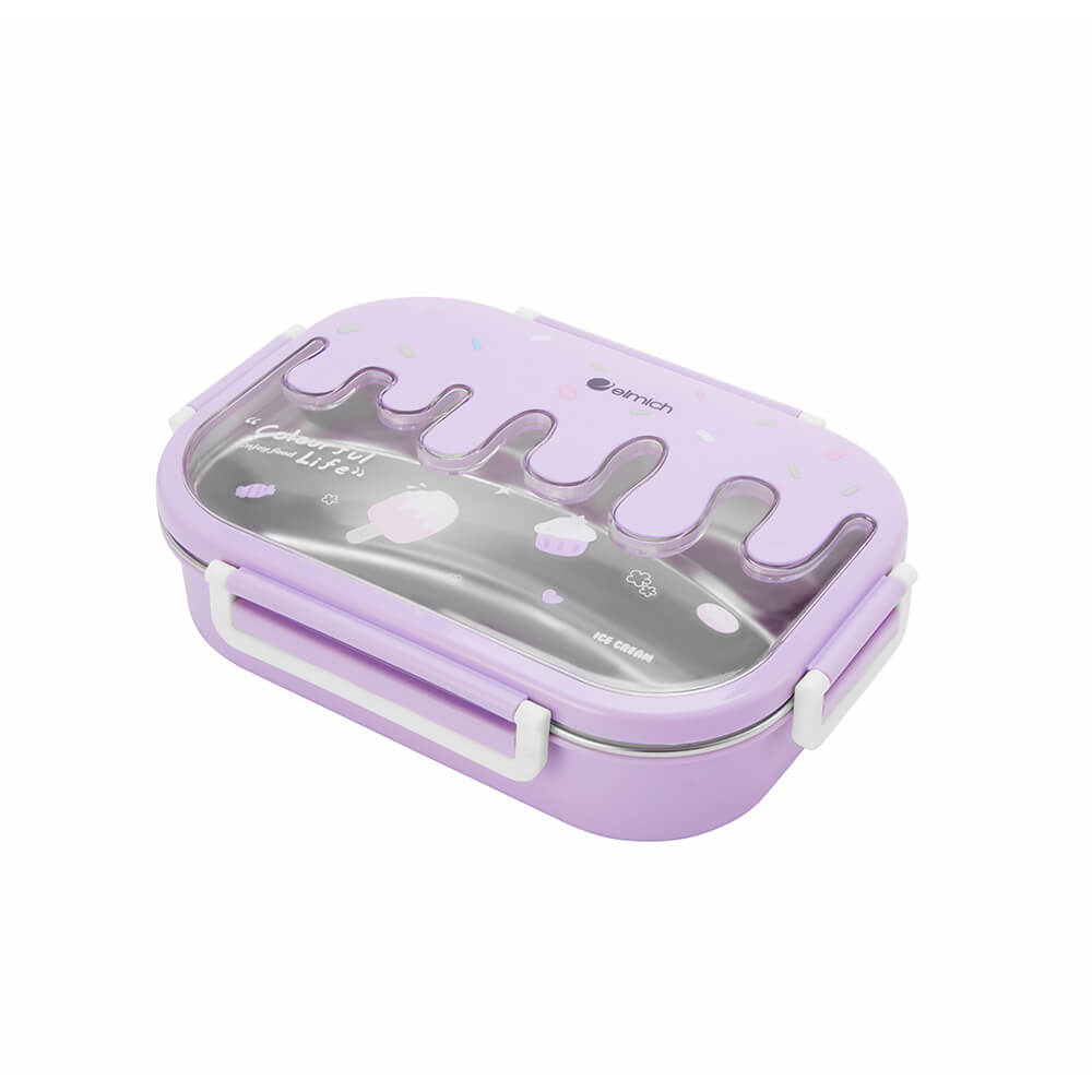Hộp cơm cho trẻ em 3 ngăn,inox 304,dung tích 650mL Elmich Babycare EL-0009N3
