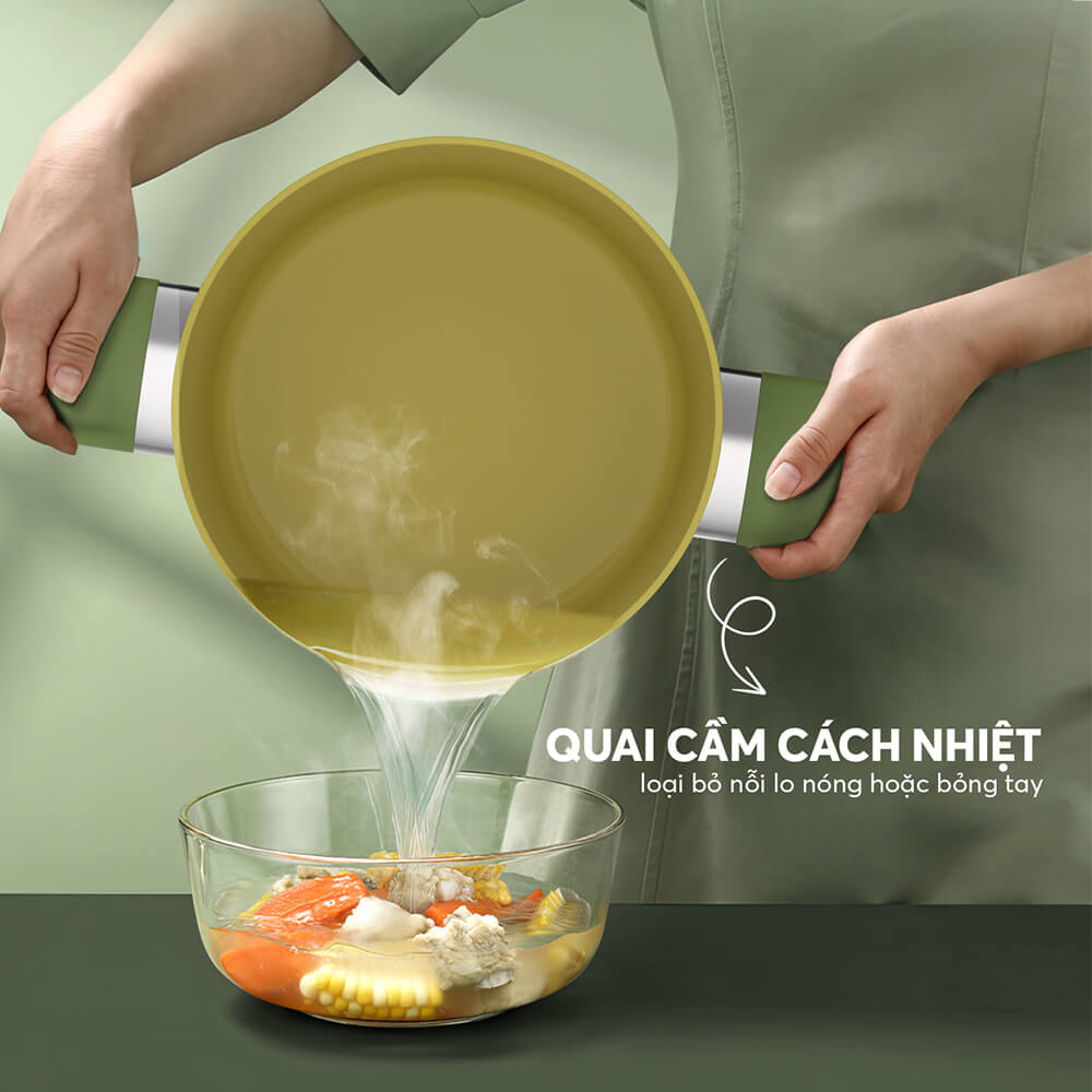 Bộ nồi phủ sứ an toàn Elmich Olive EL-5220OV03 13 El 5523ov Profile 11