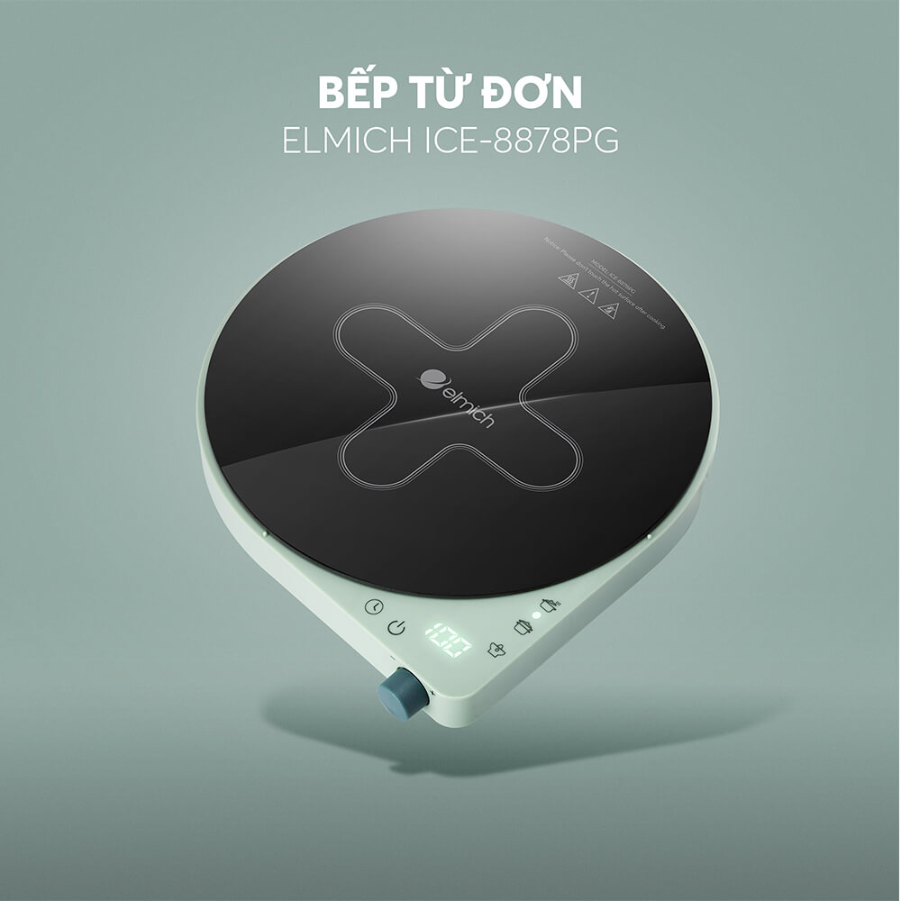 Bếp điện từ đơn Elmich ICE 8878PG 1 Ice 8878pg Profile 01
