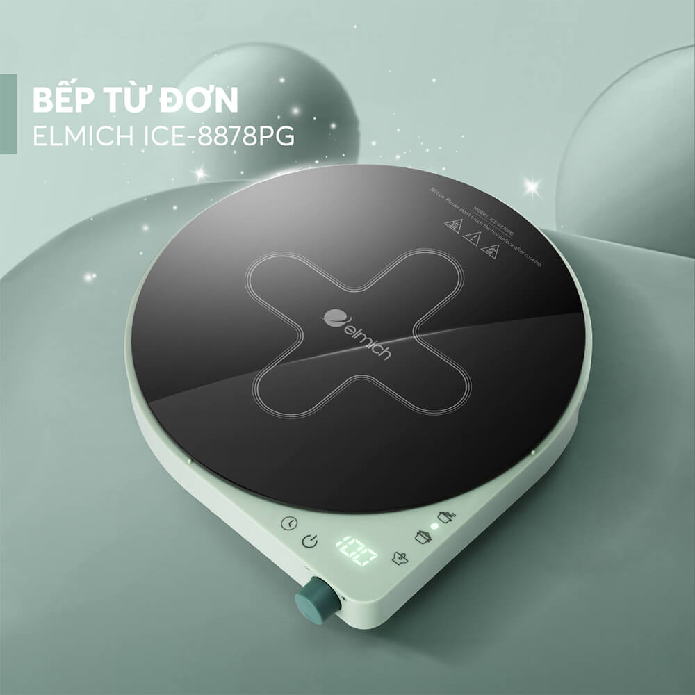Bếp điện từ đơn Elmich ICE 8878PG 2 Ice 8878pg Profile 02