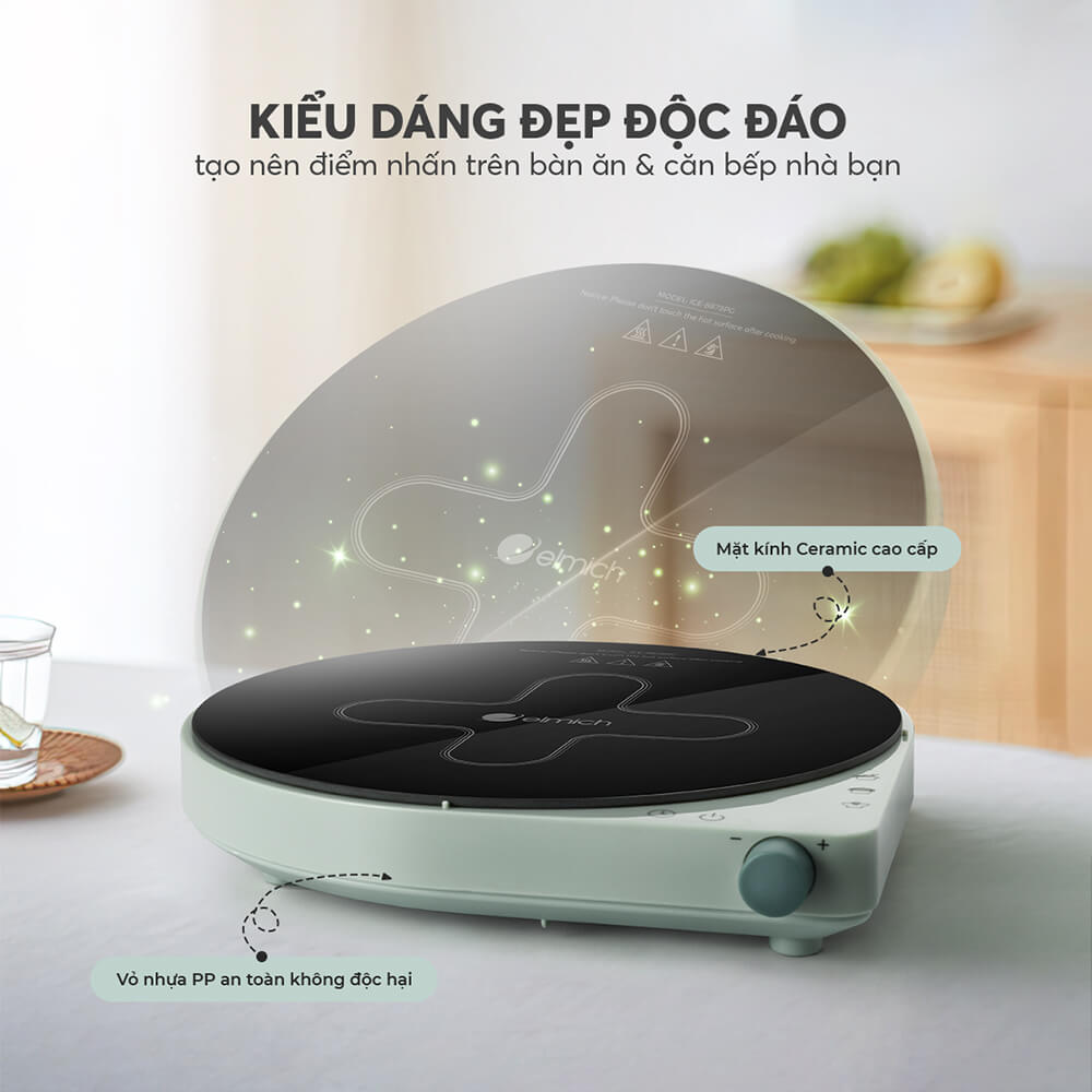 Bếp điện từ đơn Elmich ICE 8878PG 5 Ice 8878pg Profile 05
