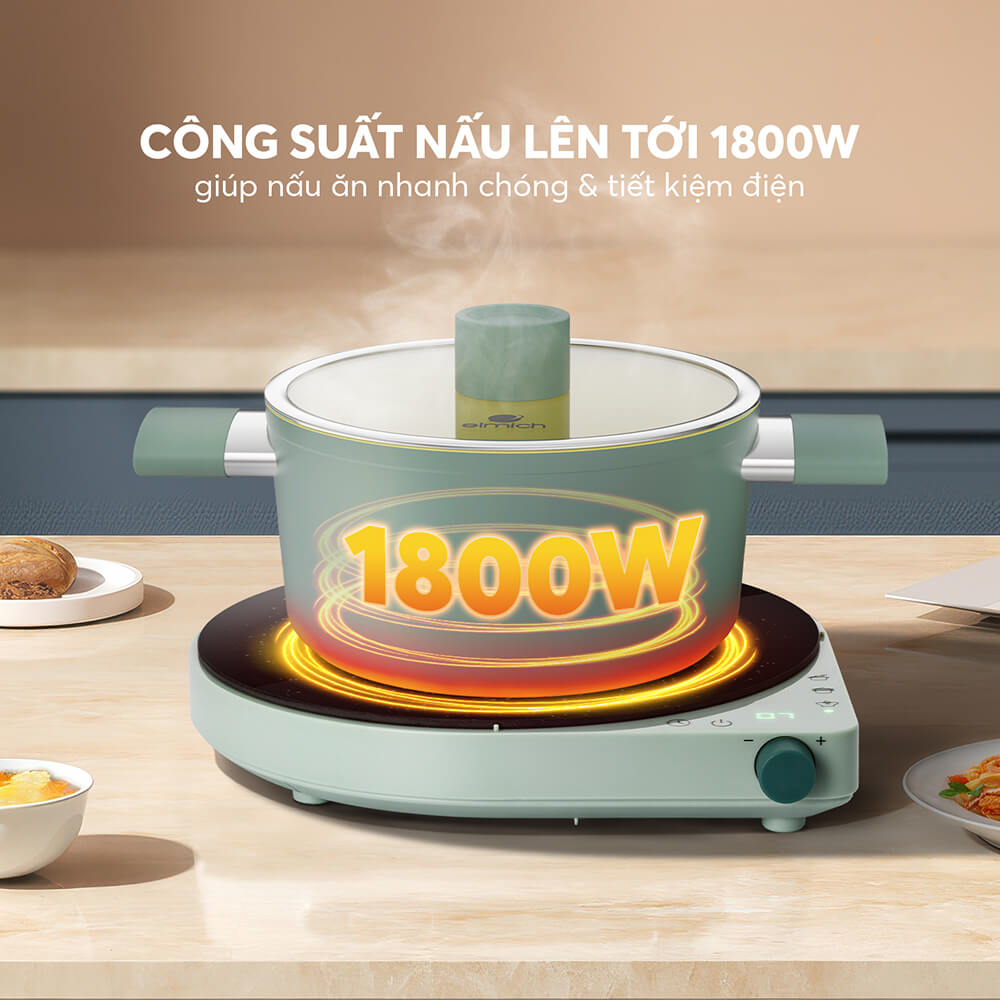 Bếp điện từ đơn Elmich ICE 8878PG 9 Ice 8878pg Profile 09