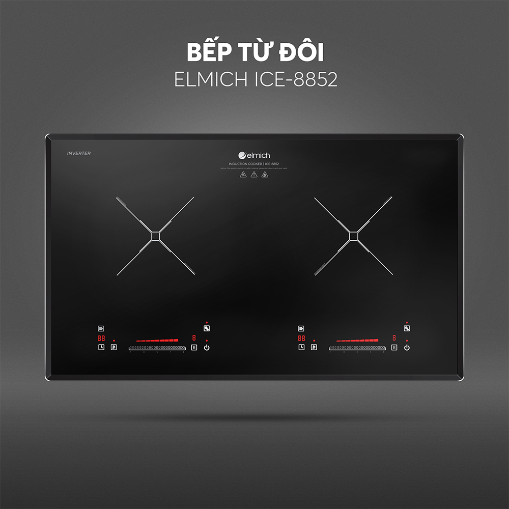 Bếp từ đôi Elmich ICE-8852 1 Ice 8852 Profile 01