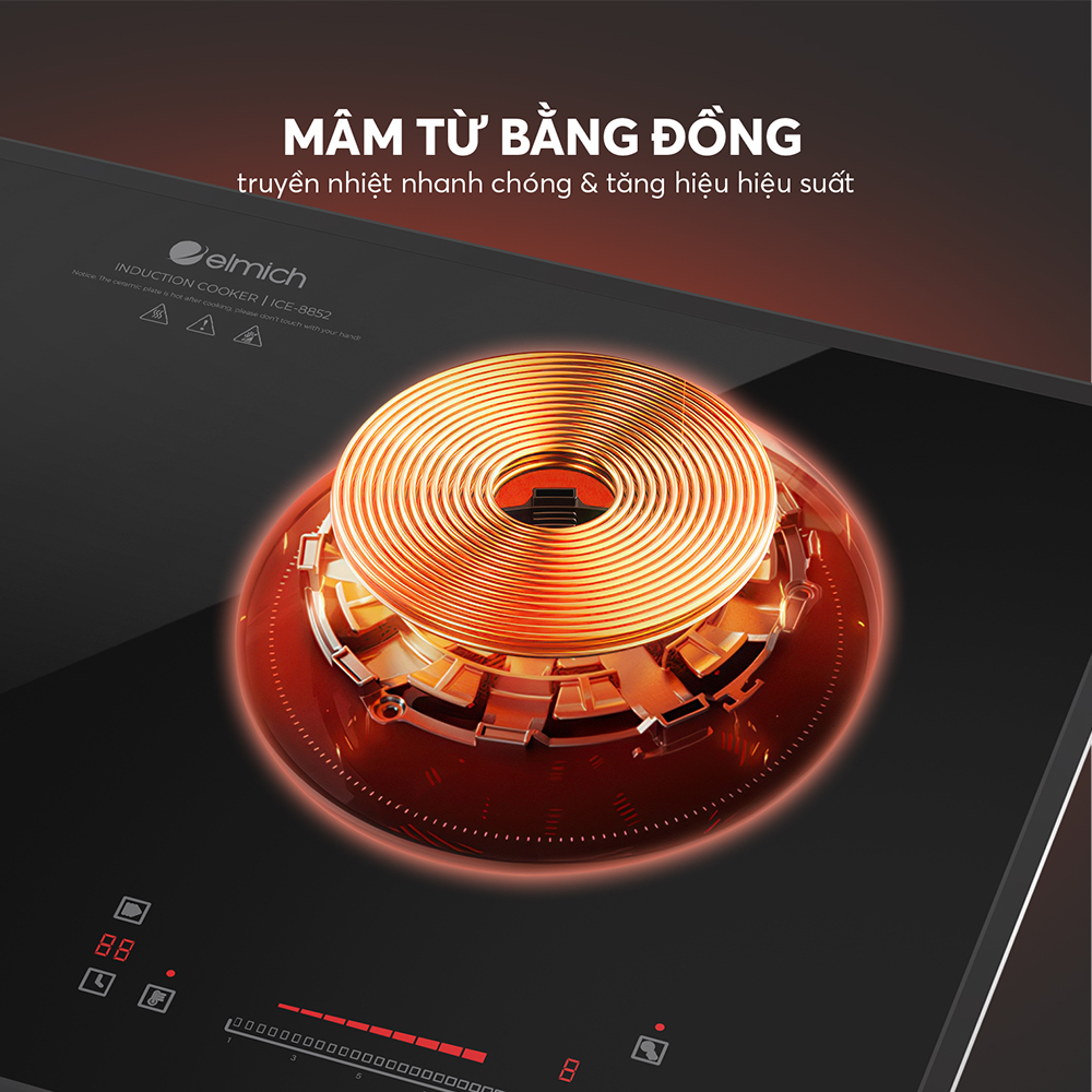 Bếp từ đôi Elmich ICE-8852 7 Ice 8852 Profile 07
