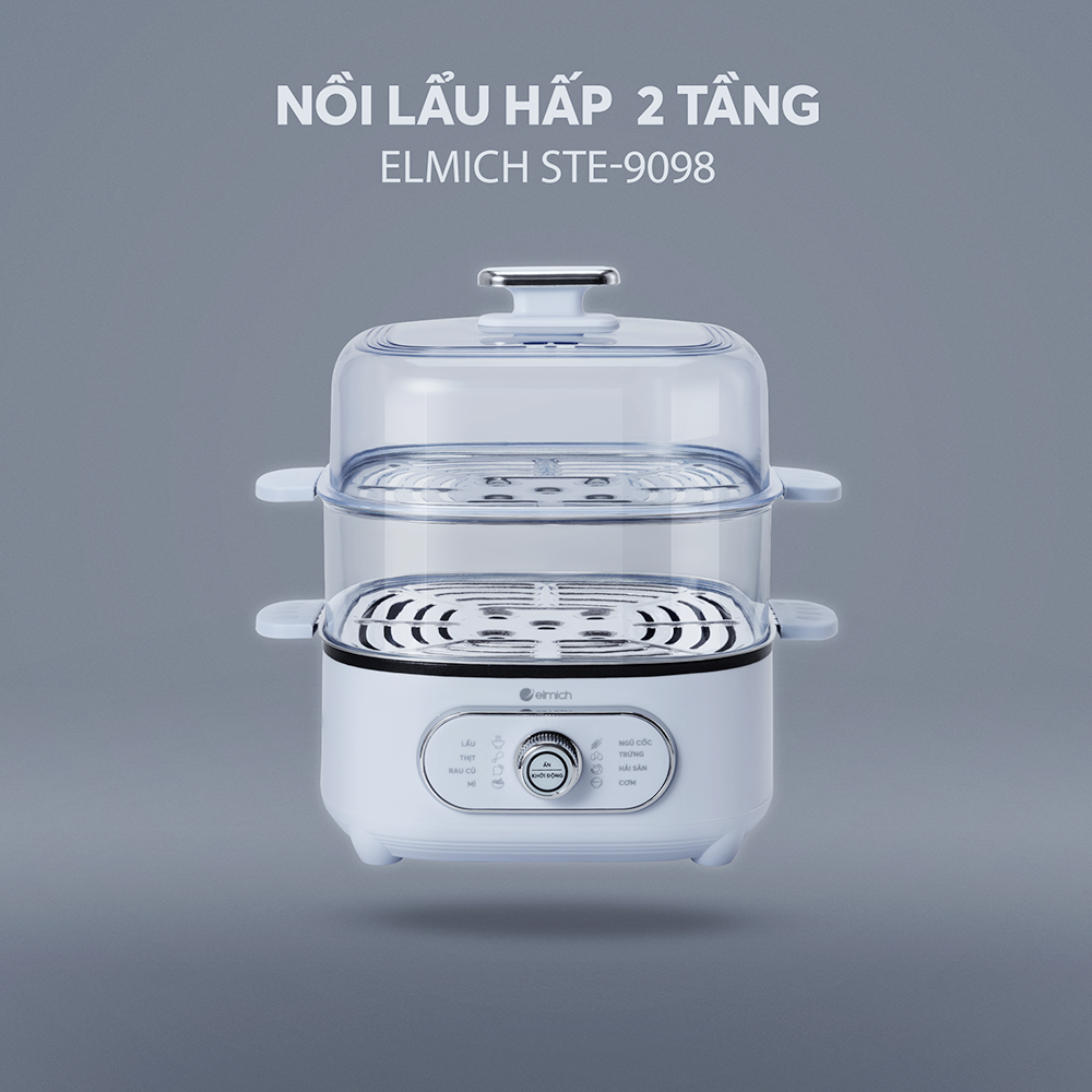 Nồi lẩu hấp 2 tầng Elmich STE-9098 2 Ste 9098 Profile (1)