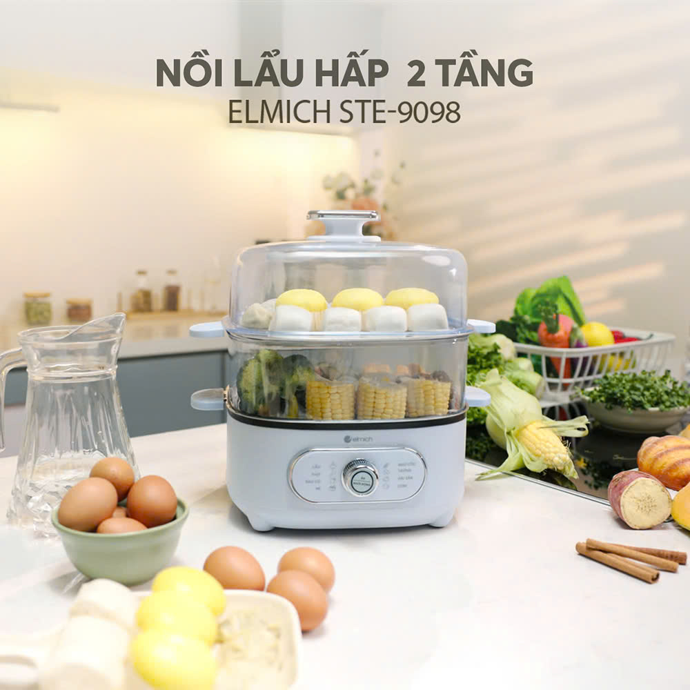Nồi lẩu hấp 2 tầng Elmich STE-9098 1 Z6135266075102 B99298be9ac9bbb80711fa47462f836f