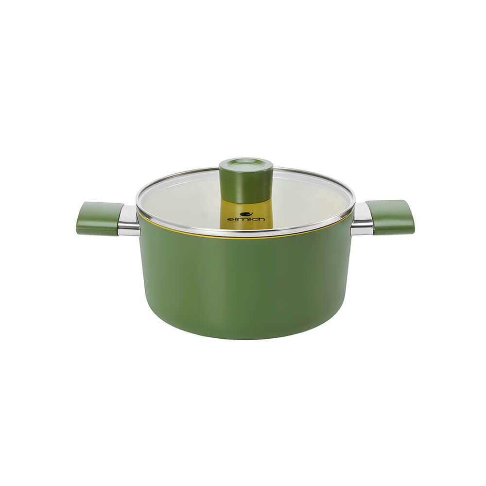 Nồi chống dính Ceramic Elmich Olive Classic EL5532OV20 size 20cm