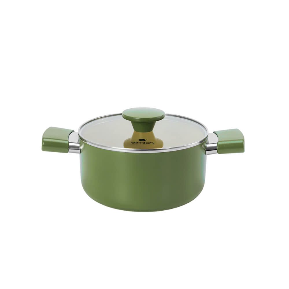 Nồi chống dính ceramic Elmich Olive Classic EL5533OV18 size 18cm