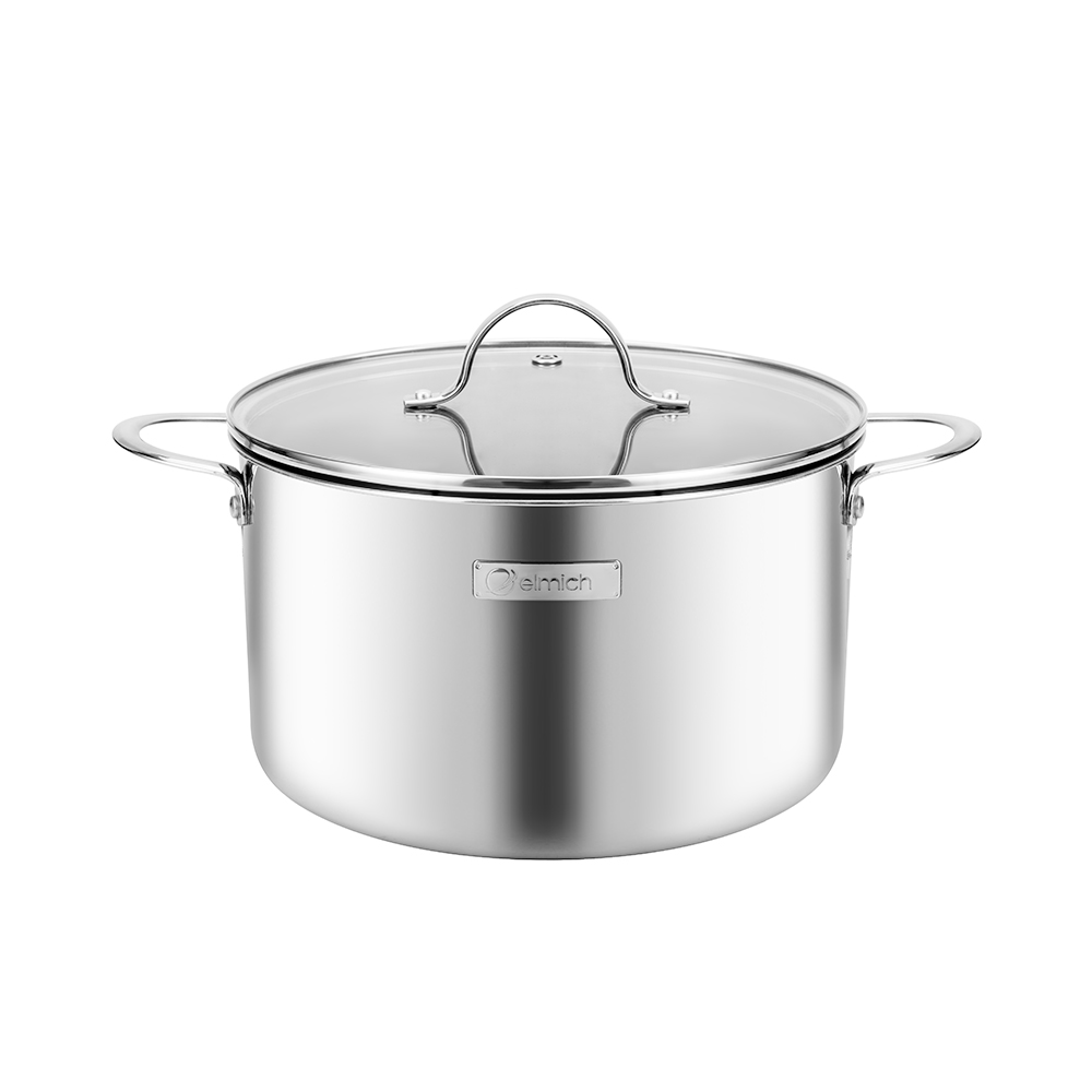 Bộ nồi Inox nguyên khối Elmich Basic EL-2475 size 16,20,26cm