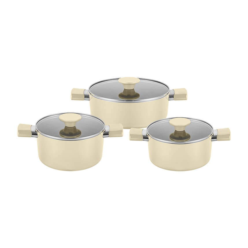 Bộ nồi chống dính Ceramic Elmich Classic EL5226BE03 size 18,20,24cm