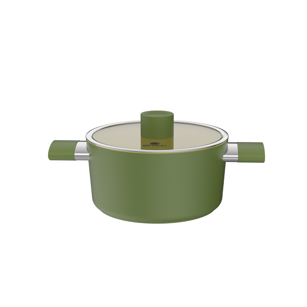 Nồi chống dính Ceramic Elmich Olive EL5536OV18 size 18cm