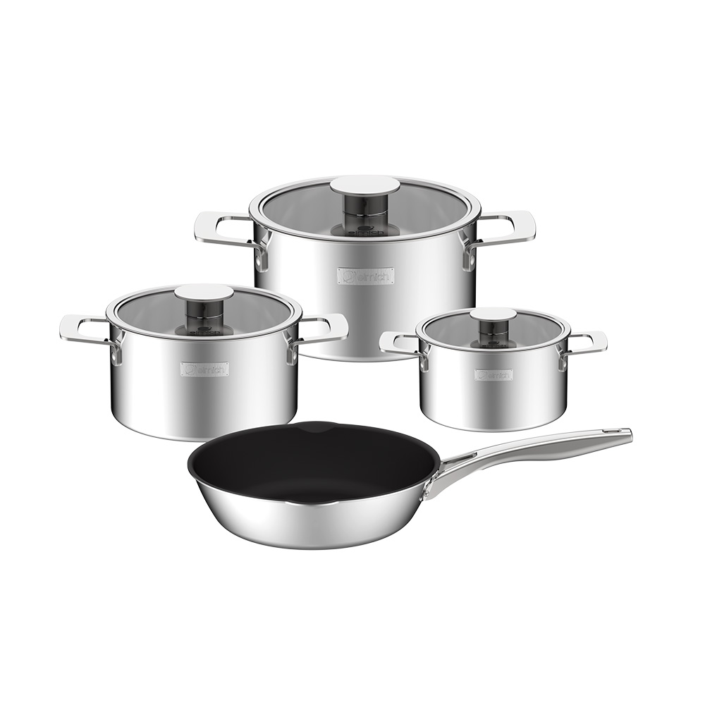 Bộ nồi Inox liền khối Elmich Hera EL-8133IN size 16,20,22, chảo 26cm