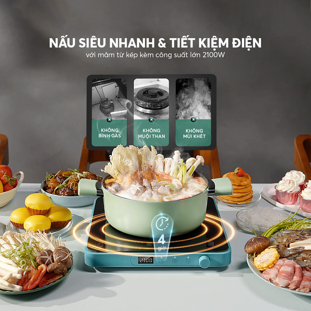 Bếp điện từ Elmich ICE 3879SB 9 Ice 3879SB Profile 09