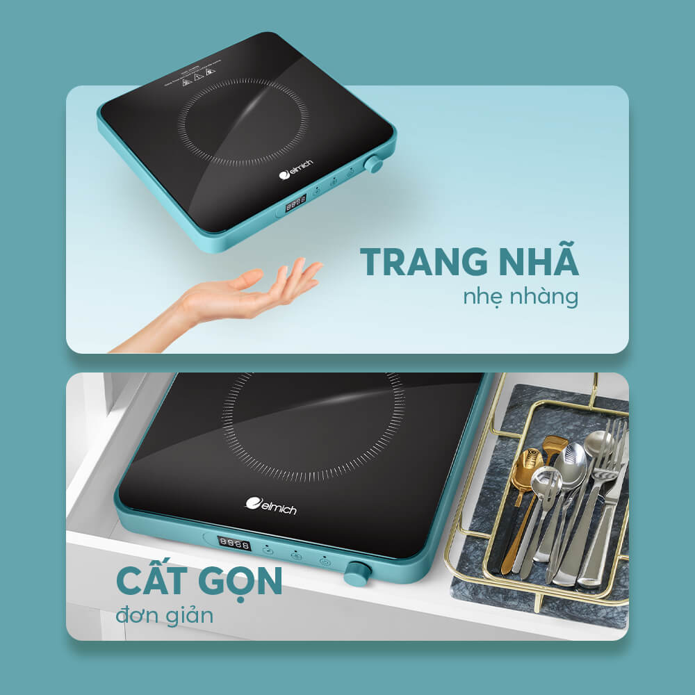 Bếp điện từ Elmich ICE 3879SB 14 Ice 3879SB Profile 14