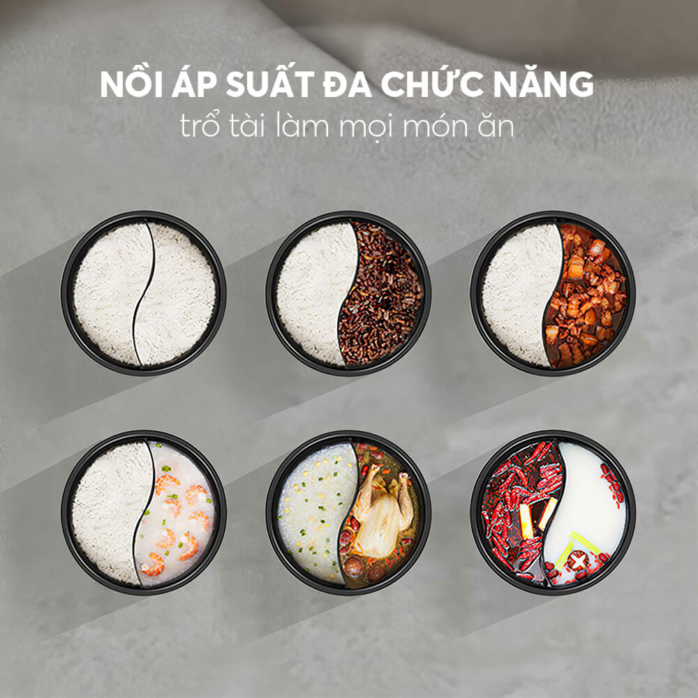 Nồi áp suất điện đa năng Elmich 3,5L PCE-8576 10 Pce 8576 (2)