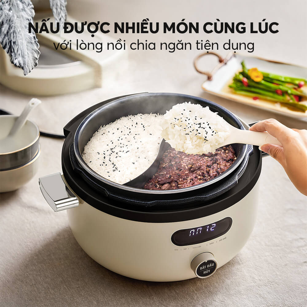 Nồi áp suất điện đa năng Elmich 3,5L PCE-8576 3 Pce 8576 (9)