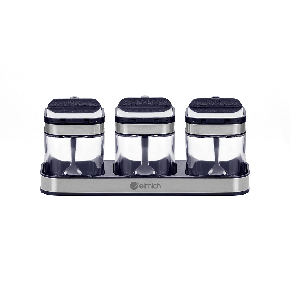 Bộ 3 lọ đựng gia vị Elmich EL1280