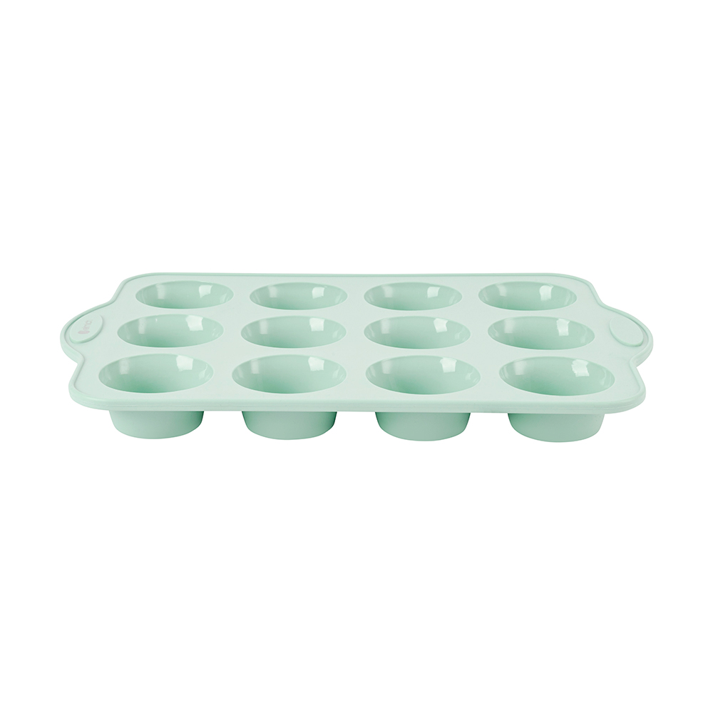 Khuôn làm bánh,thạch rau câu hình tròn silicon 12 lỗ Elmich EL0682