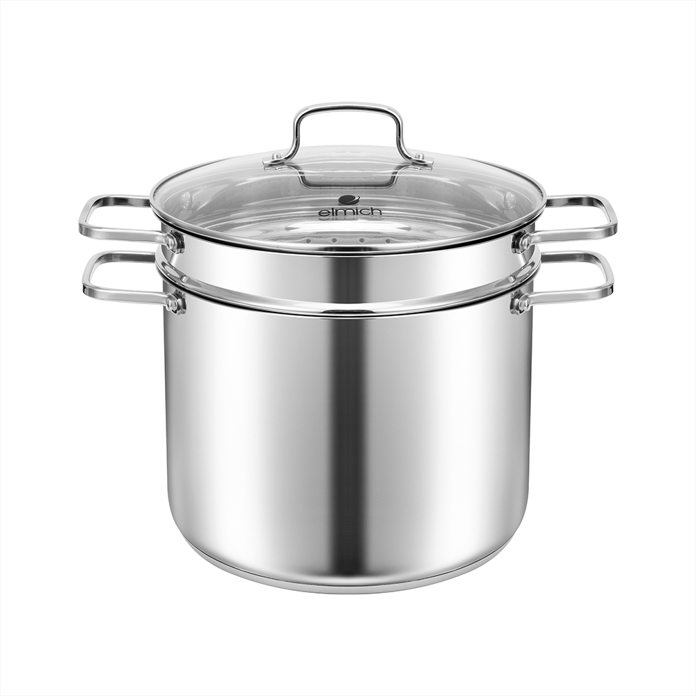 Nồi hấp Inox 304 đáy 5 lớp Elmich EL2537IN28 size 28cm