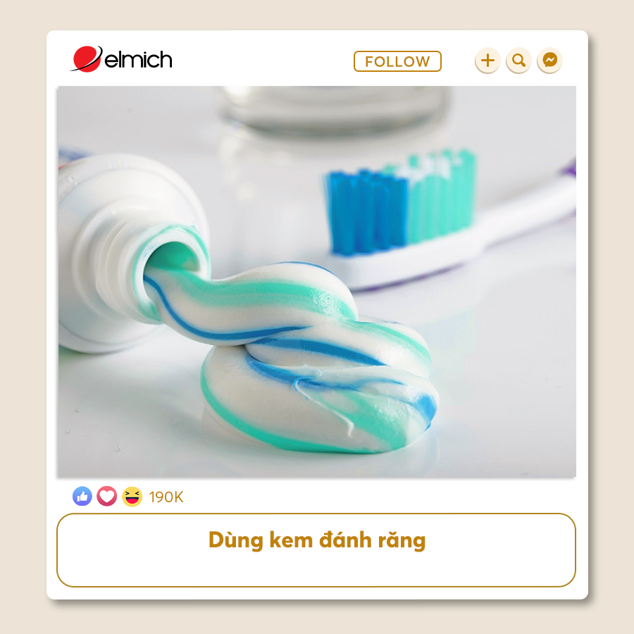 Dùng Kem đánh Răng
