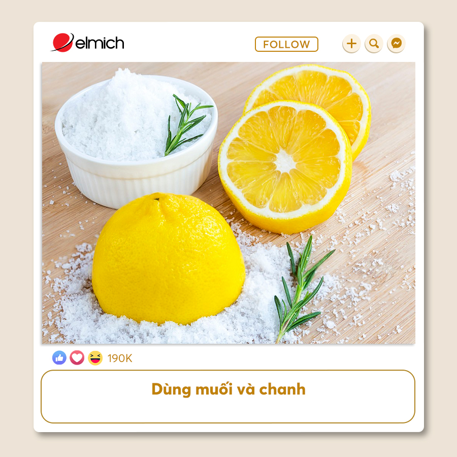 Dùng Muối Và Chanh
