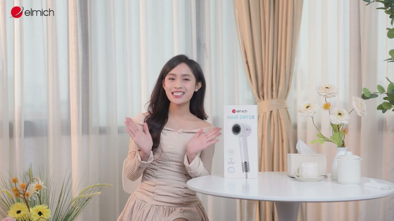 Hướng dẫn sử dụng Máy sấy tóc Elmich HDE8593