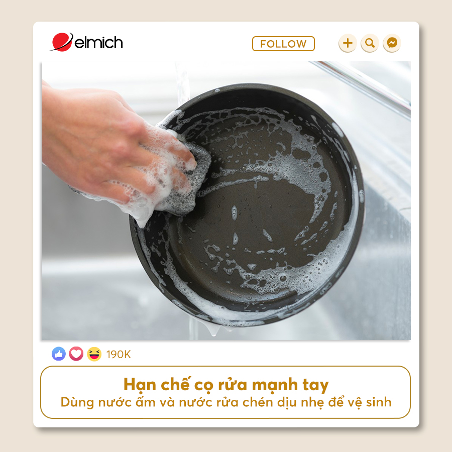 Hạn Chế Cọ Rửa Mạnh Tay