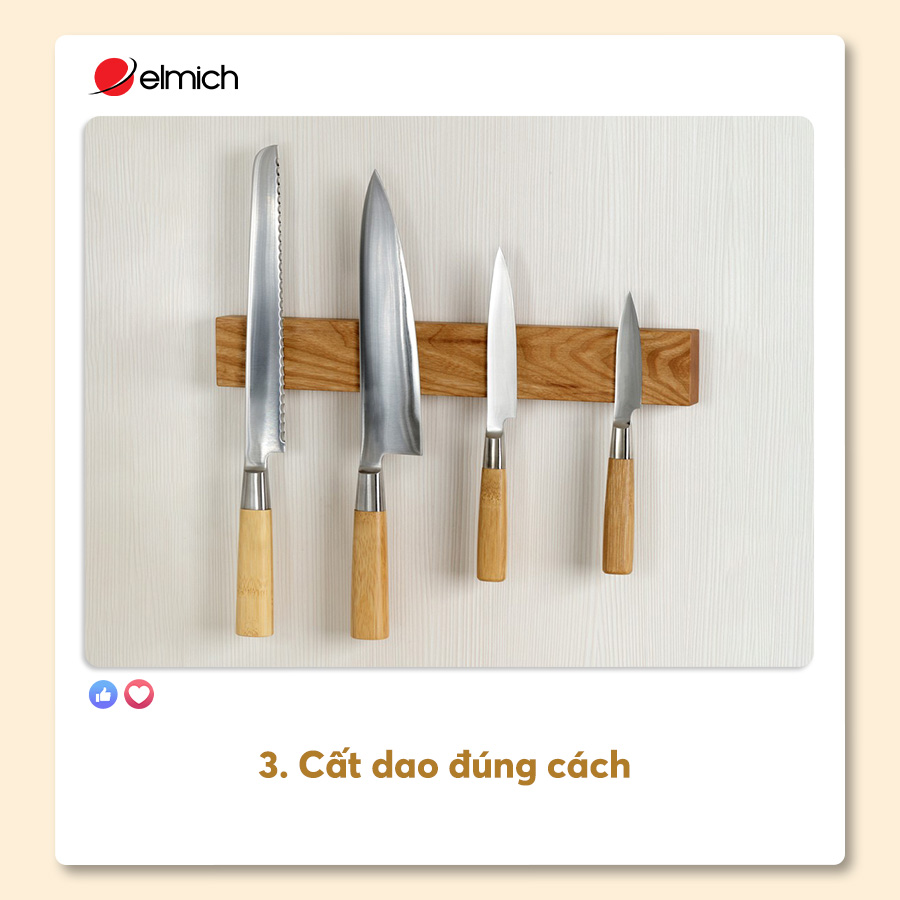 3. Cất Dao đúng Cách