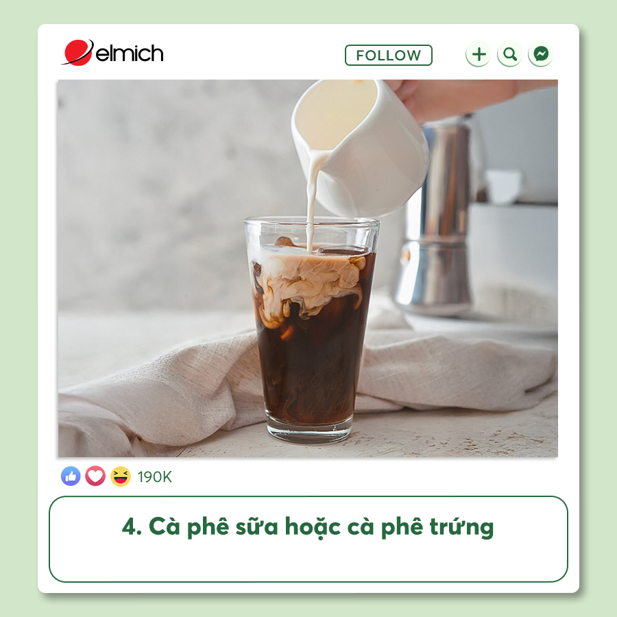 4. Cà Phê Sữa Hoặc Cà Phê Trứng